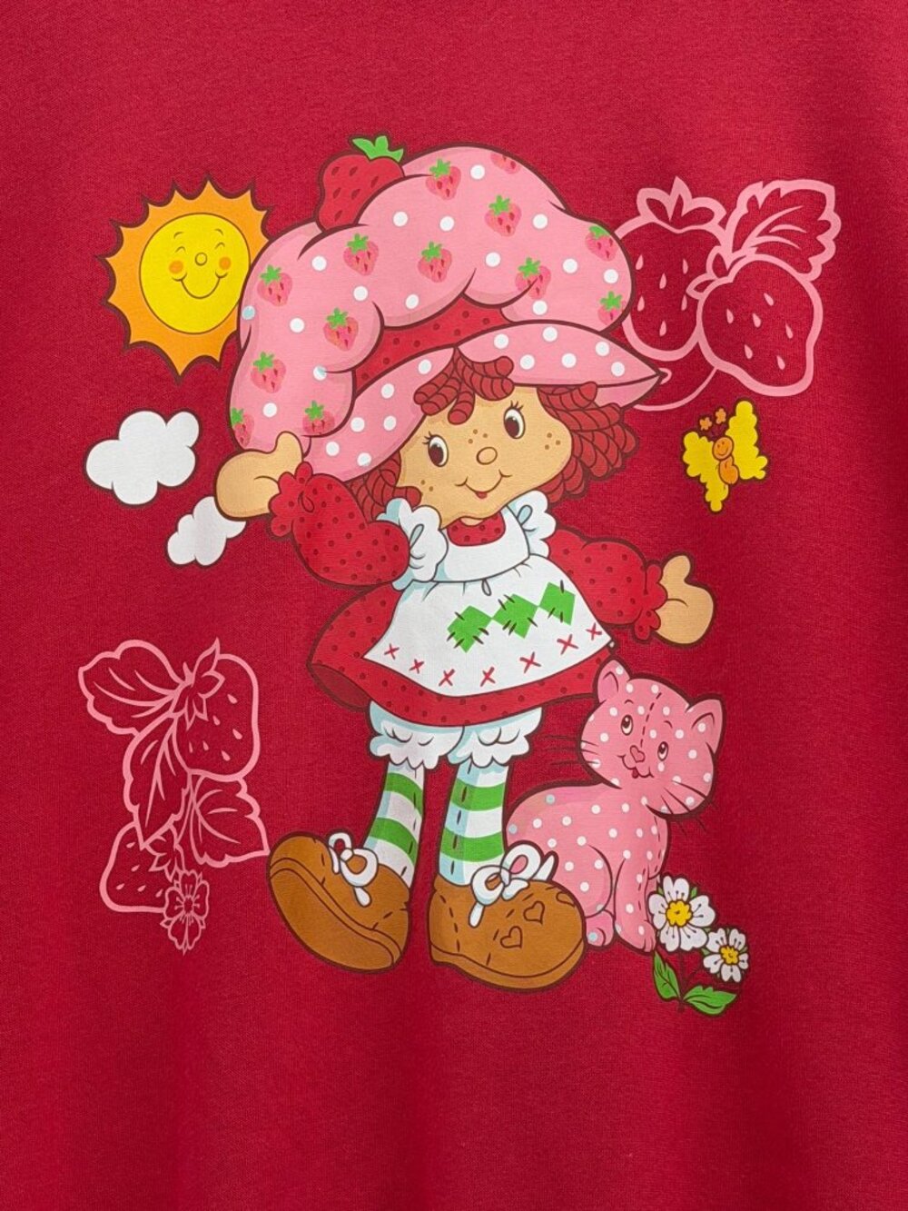 Strawberry Shortcake 2025 Graphic Fleece‎ Lined Sweatshirt XL - Picture 5 of 6